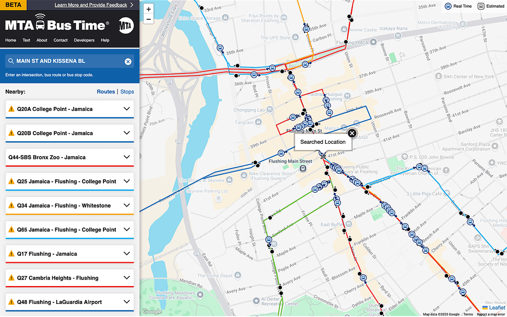 thumbnail screenshot of bus time